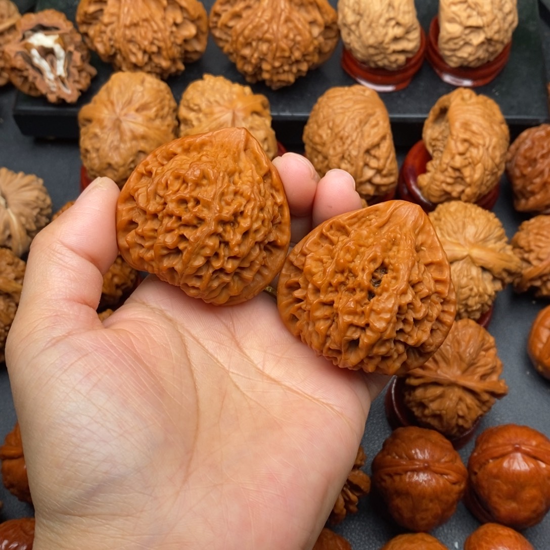 文玩核桃把件48官帽强迫症勿拍