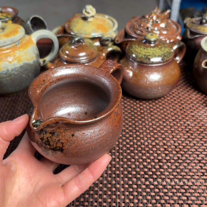 紫砂茶杯养彩功杯