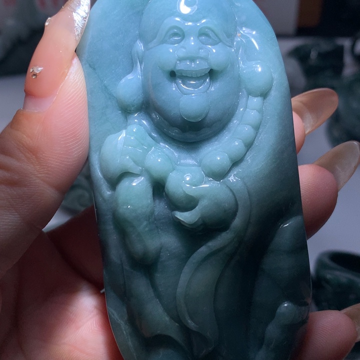 翡翠未镶嵌颈饰保真天然A货翡翠