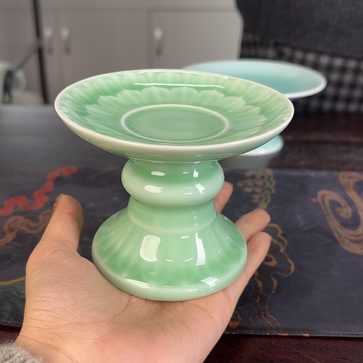 龙泉云间青瓷小米茶器