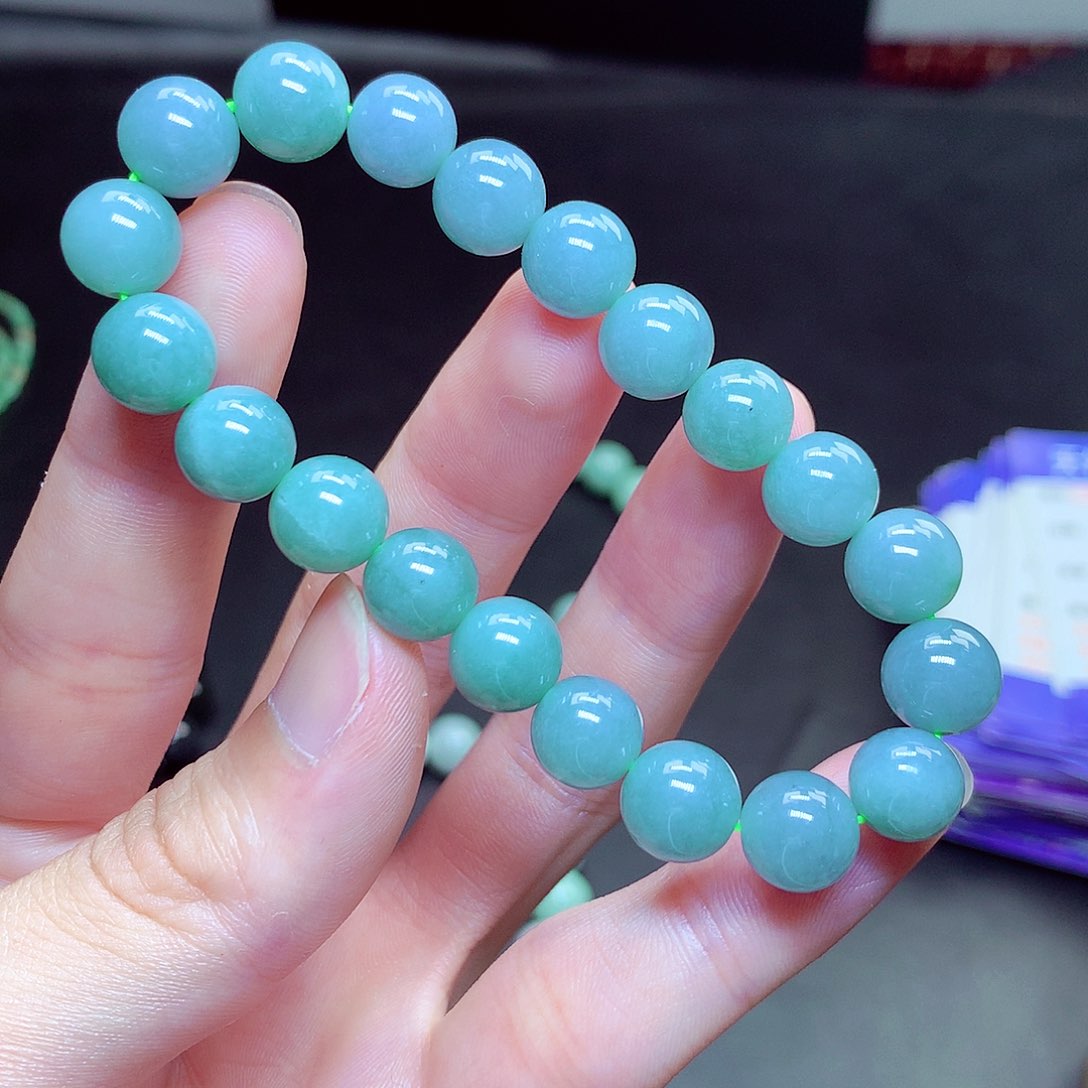 翡翠未镶嵌毛衣链