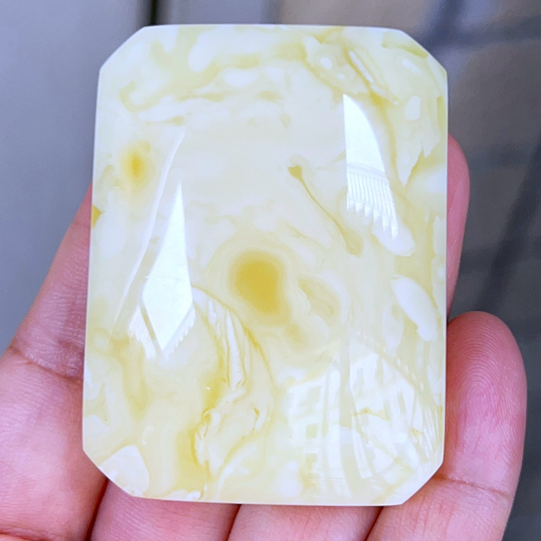 俄料瓷白蜡无事牌
