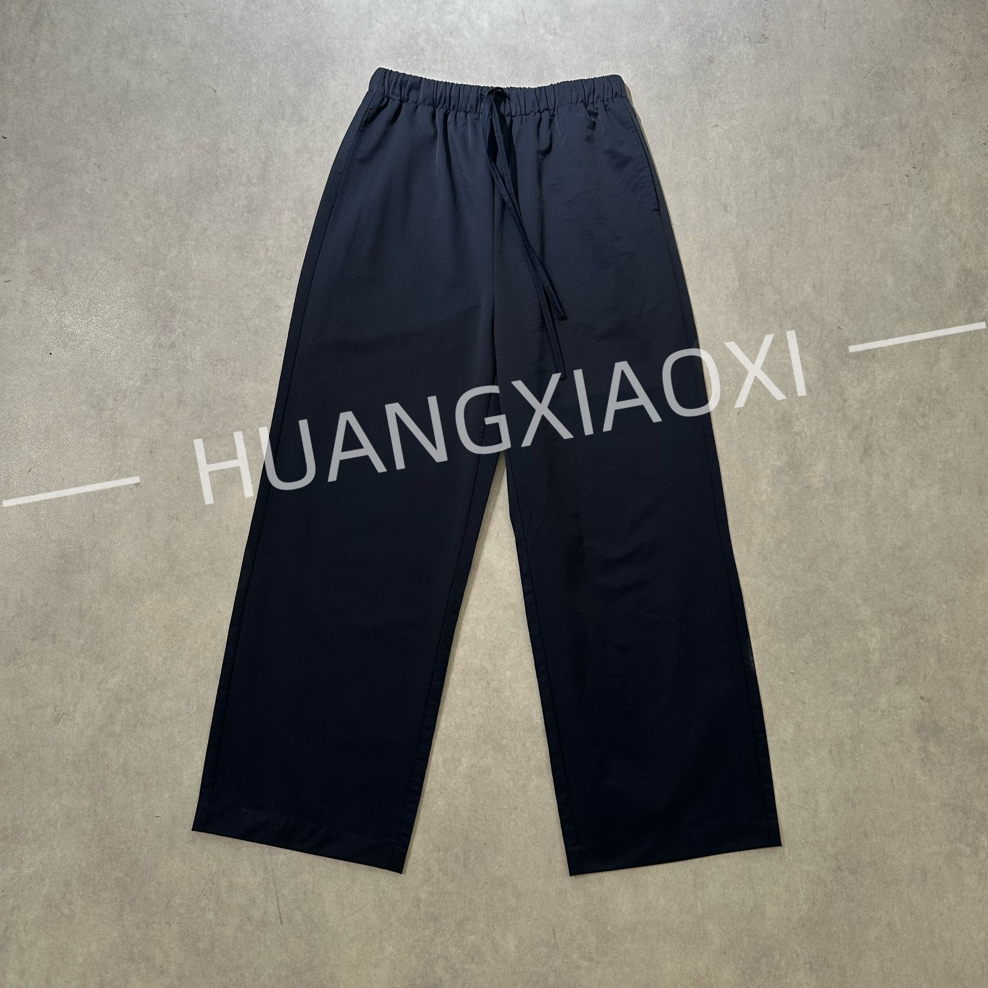 HUANGXIAOXI “酵洗棉布裤”夏日九分小直筒高级舒适百搭  HXX-317