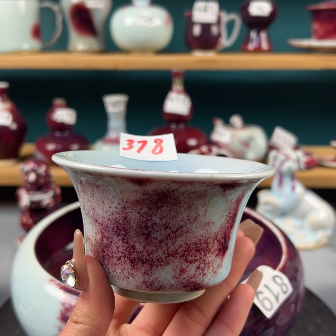 瓷片微瑕主人杯纯手工