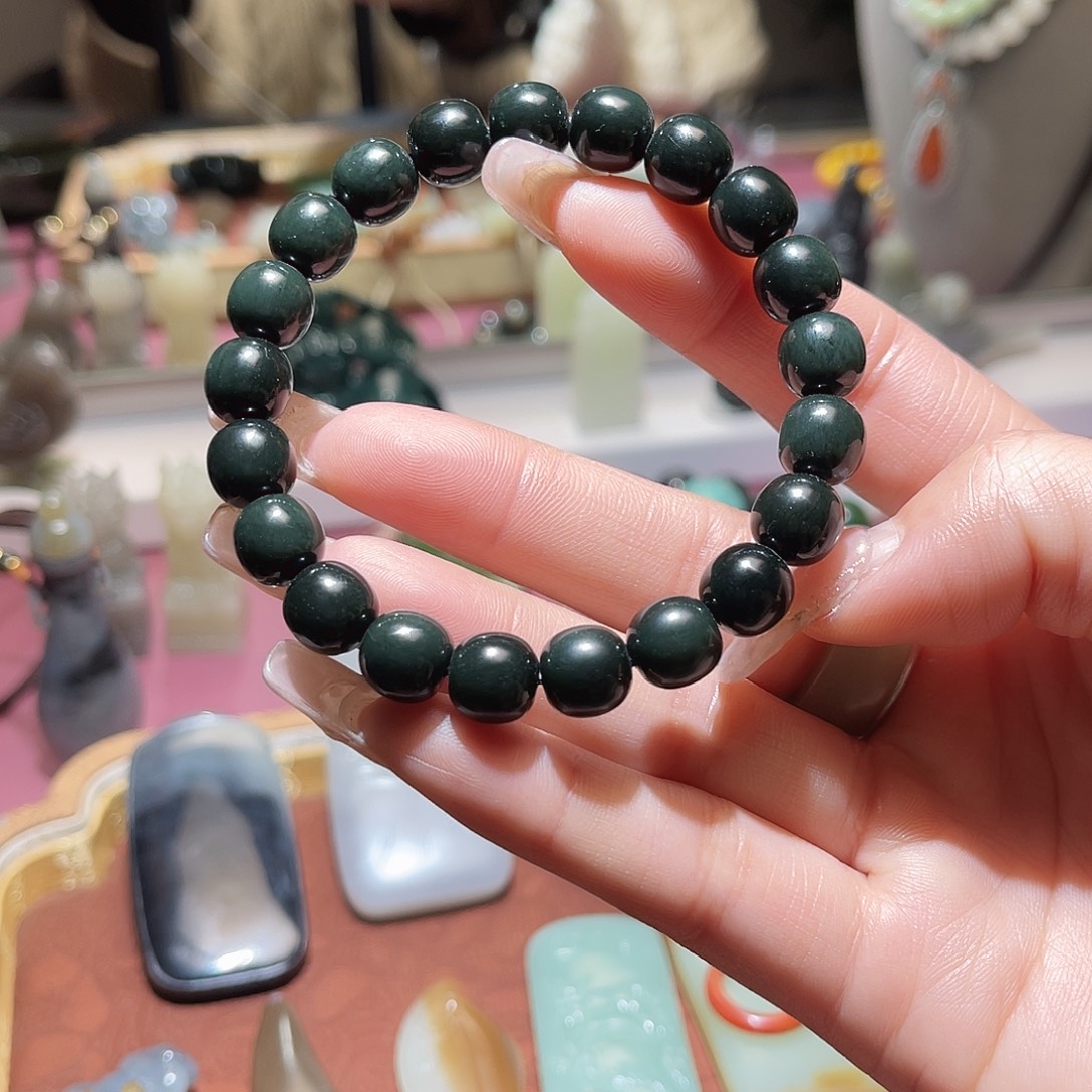 和田玉未镶嵌手链