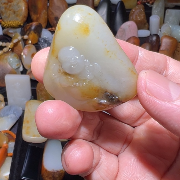 和田玉吊坠(不含链)未镶嵌