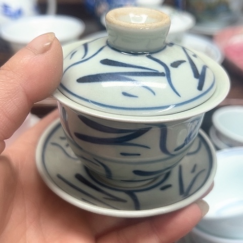 杯子景德镇陶瓷盖碗