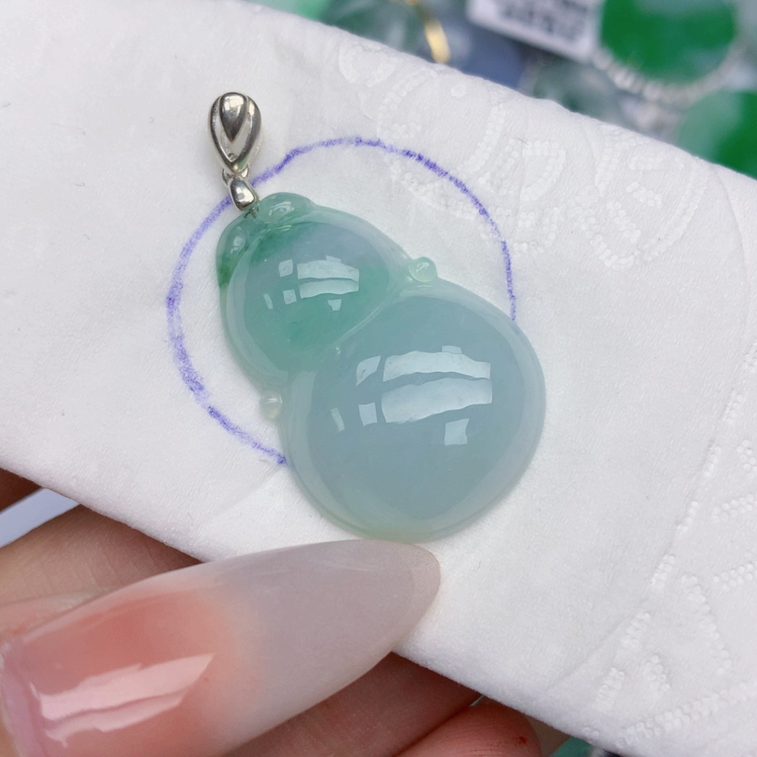 翡翠未镶嵌颈饰天然缅甸翡翠a货百元以上9元证书费自理