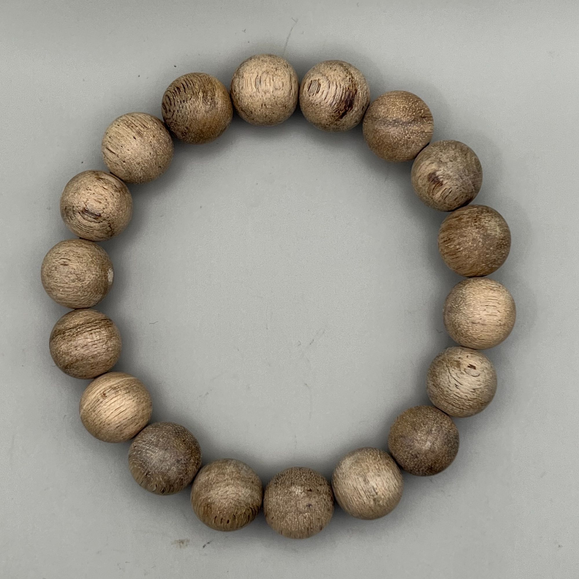 沉香【老蒙精选】CXB056-1 东帝汶 白油格天然野沉香单圈手串