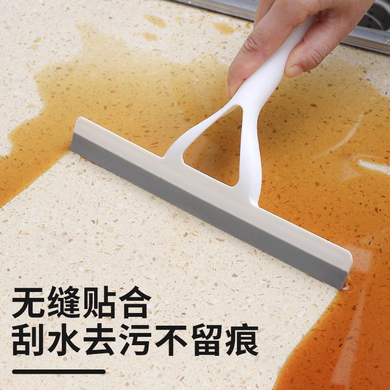 擦玻璃神器家用卫生间镜子台面刮水器硅胶刮板玻璃清洁专用擦窗器