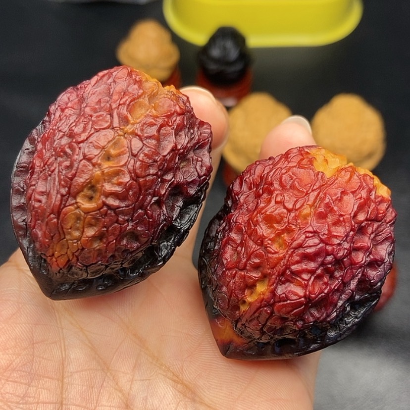 【闪购商品】把件文玩核桃46尺蟾祖72.4克