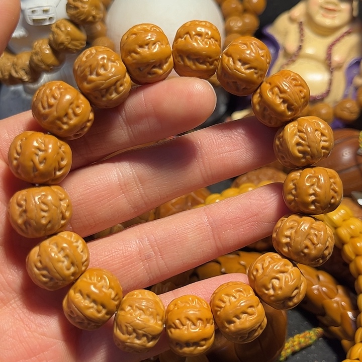 橄榄核手串/手链猴头京八棱