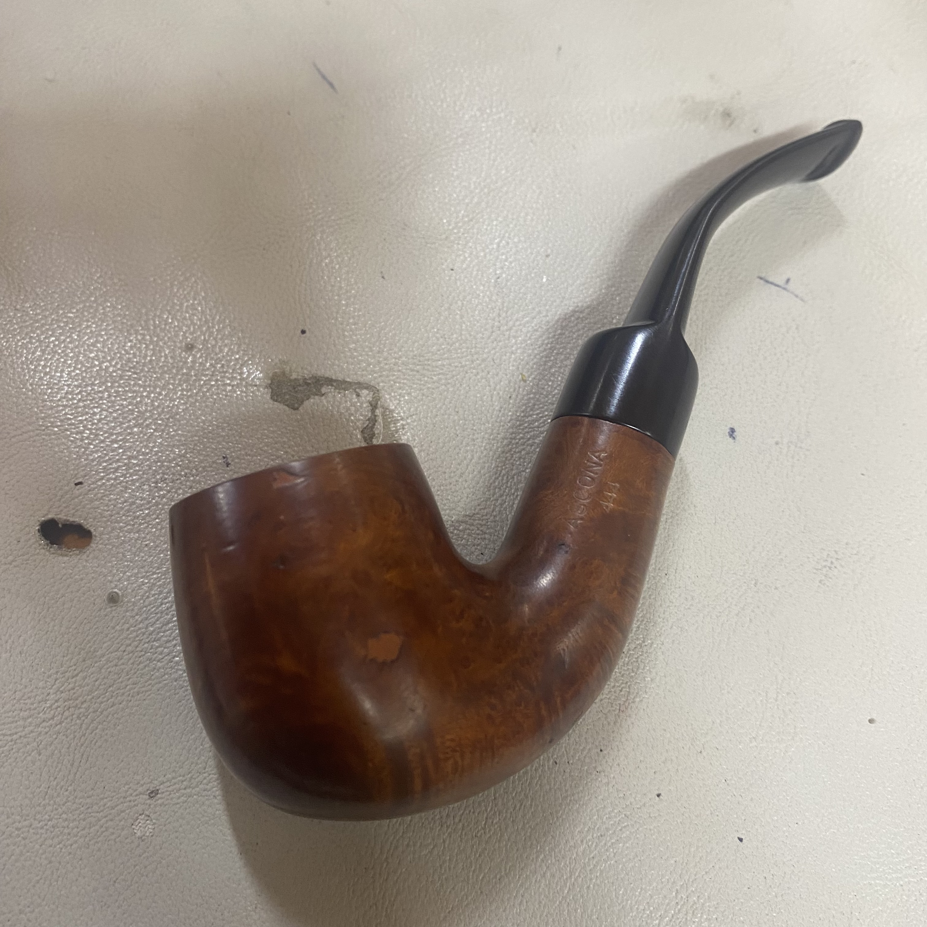 意大利阿斯科纳石楠木烟斗老斗