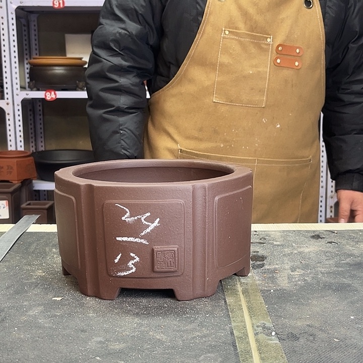 紫砂花盆紫砂等传统