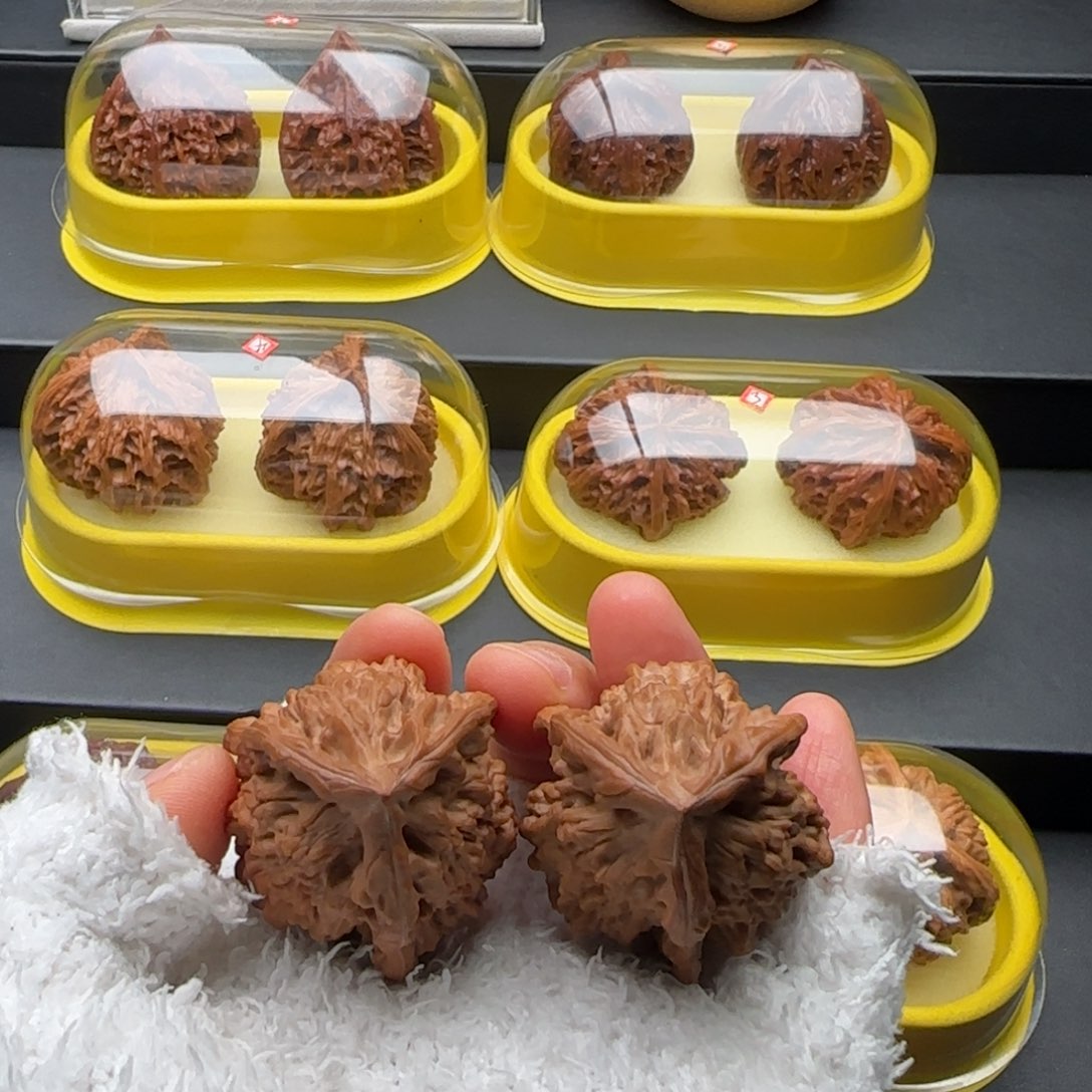 文玩核桃把件官帽葫芦全39