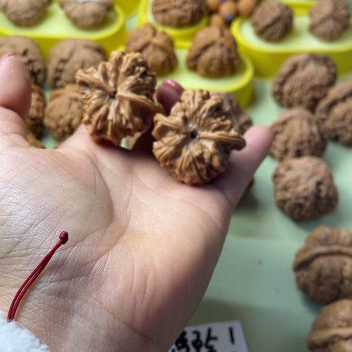 同***学手把件原树核桃葫芦