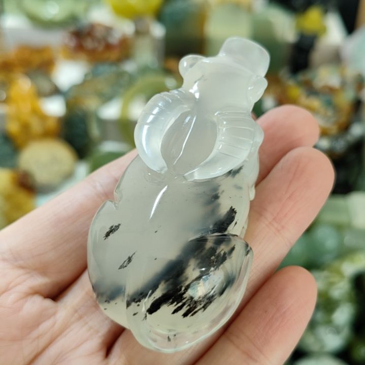 岫玉未镶嵌手把件款式