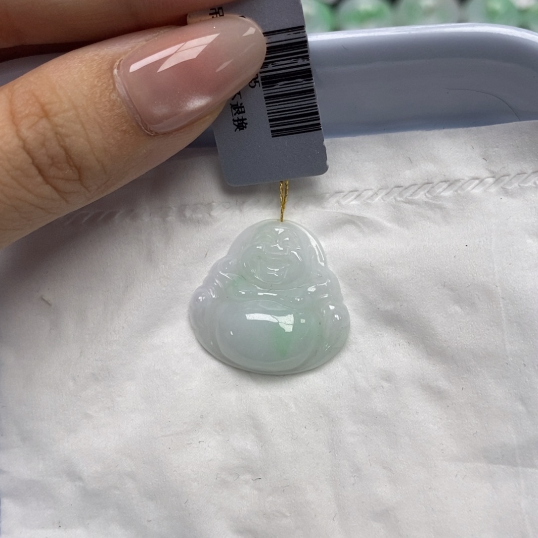 颈饰未镶嵌翡翠佛公