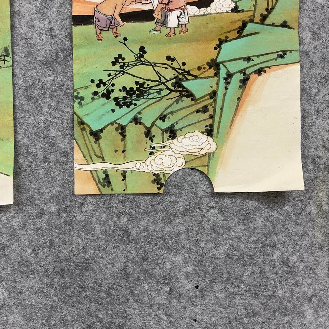 泓***堂国画手绘人物国画作品