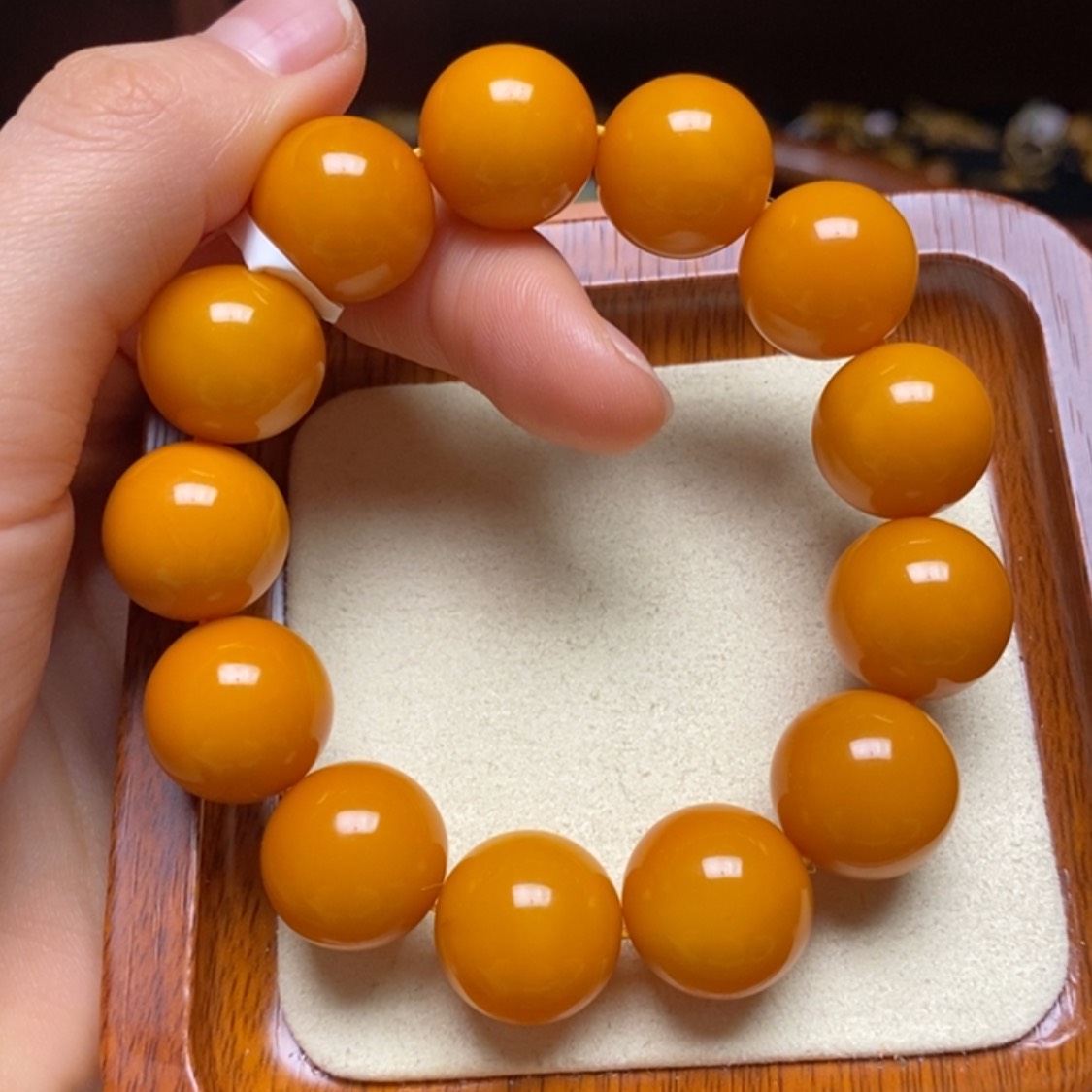 【闪购商品】蜜蜡手链未镶嵌手串