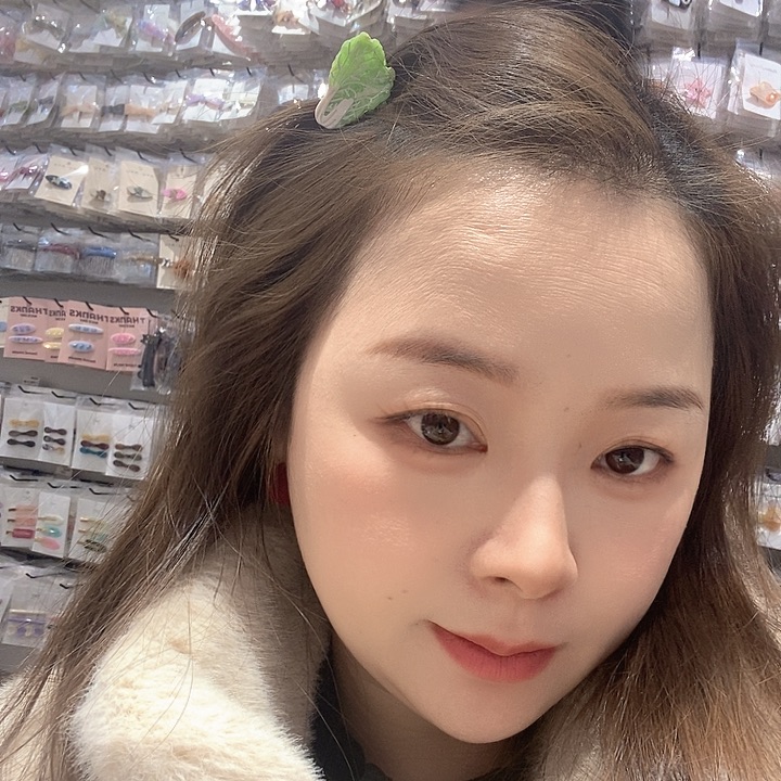 布艺铁合金小白菜刘海抓夹