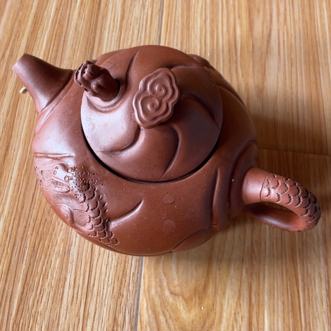 底槽青茶壶紫砂艺术作品