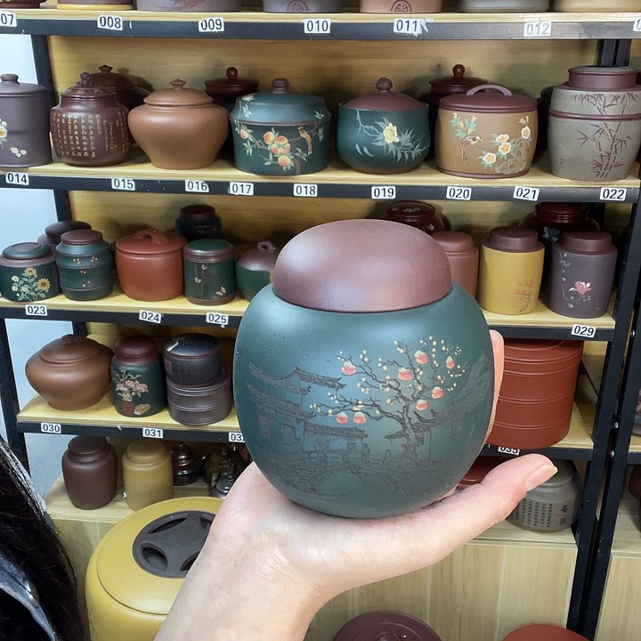 紫砂茶叶罐紫砂茶叶罐