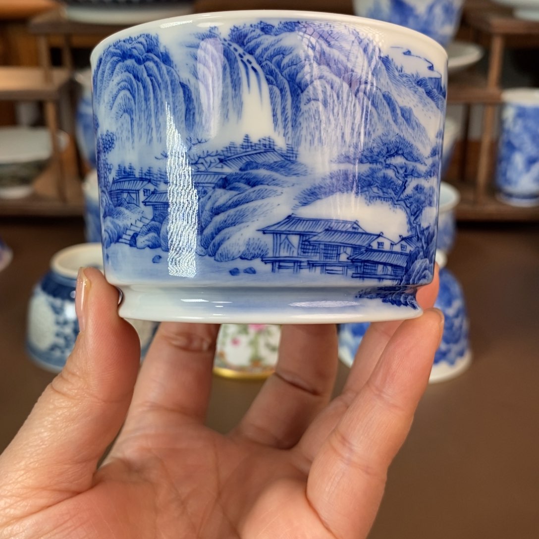 景德镇陶瓷手工手绘