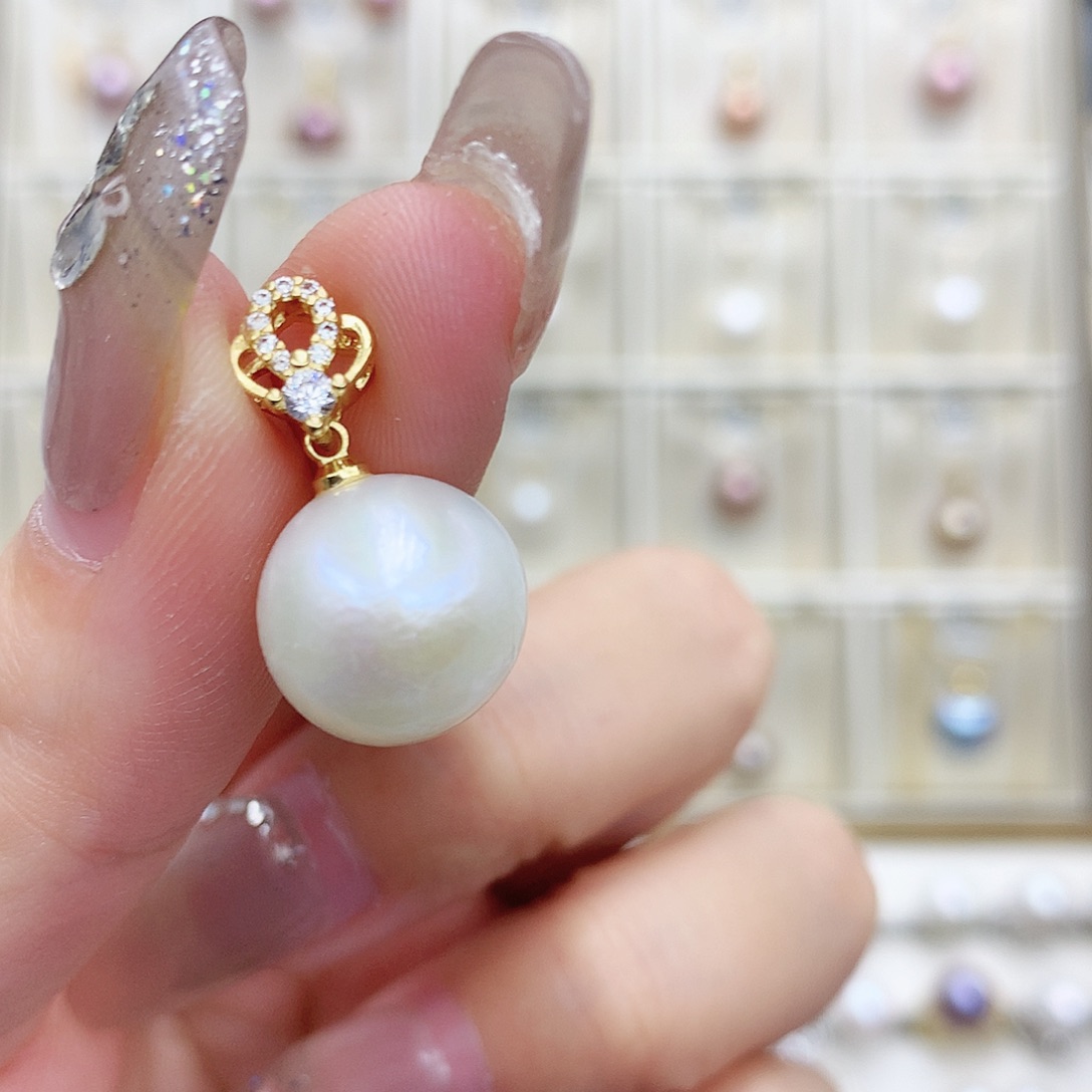 淡水珍珠合金吊坠(赠链)