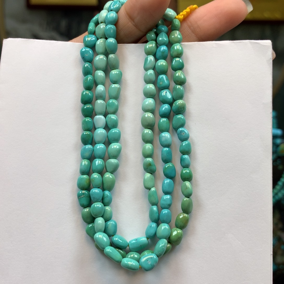 绿松石长链未镶嵌