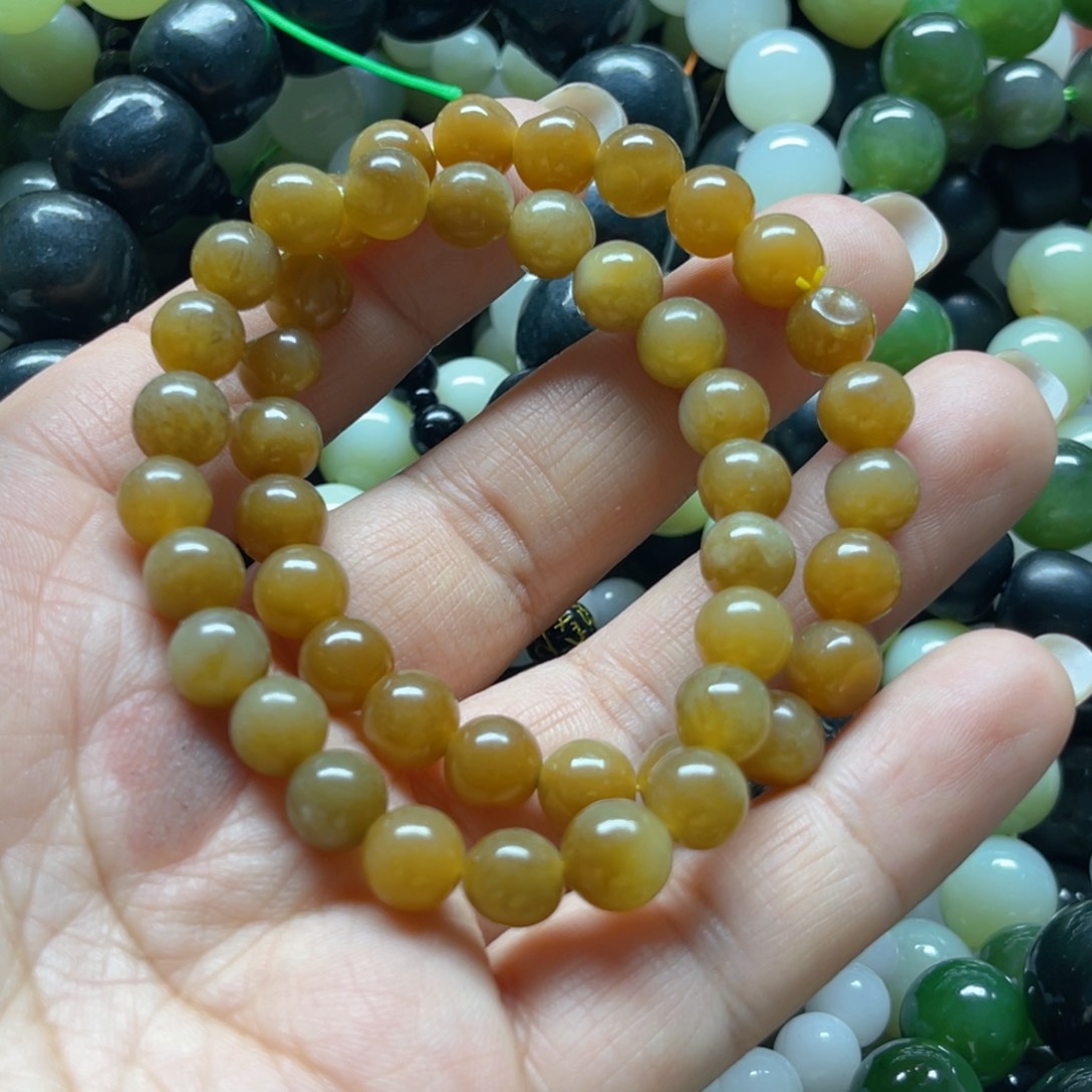 和田玉手链未镶嵌