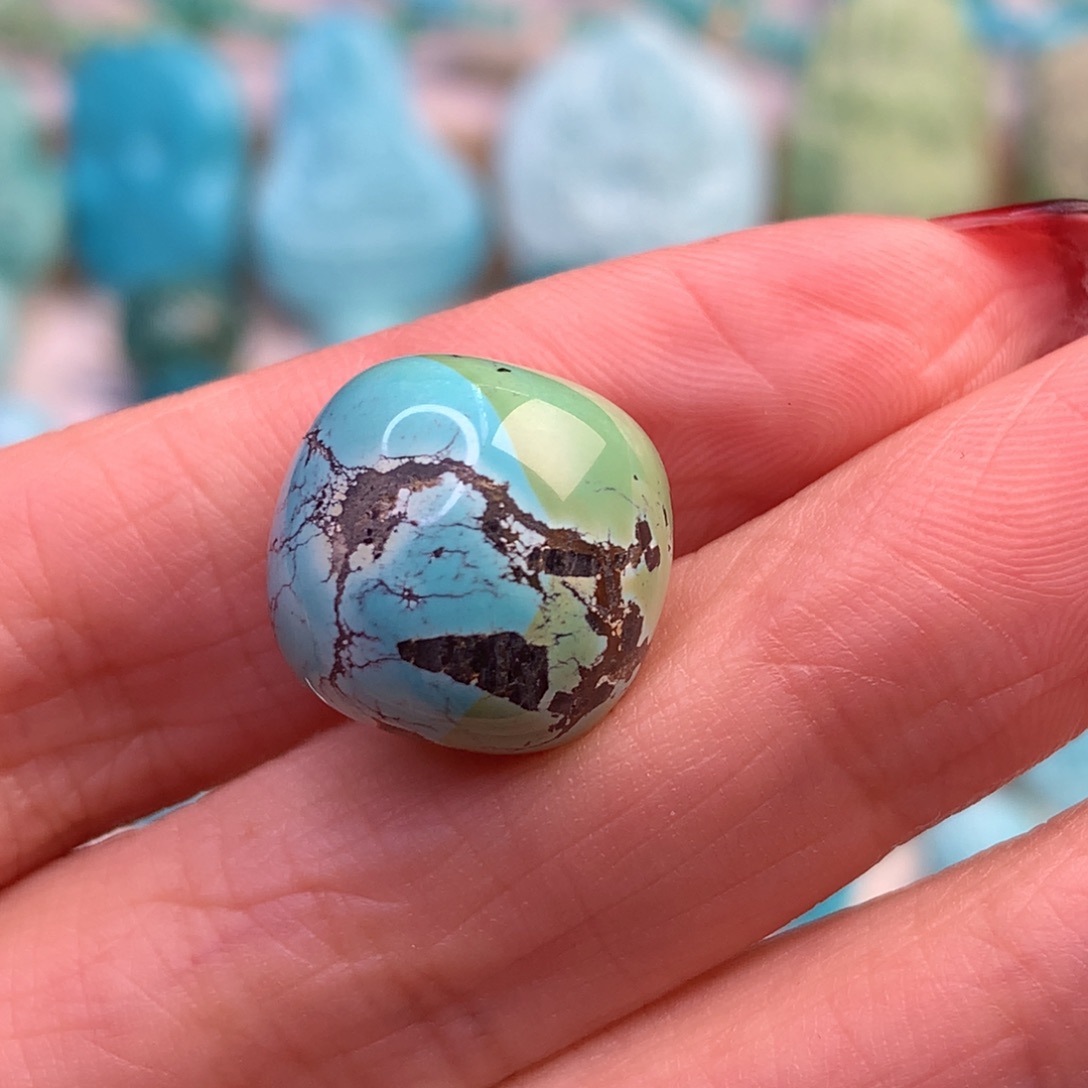 绿松石珠宝奇石未镶嵌