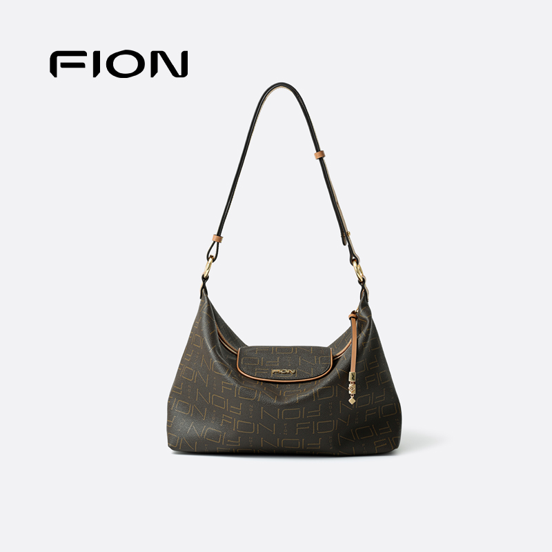 【情人节礼物】菲安妮通勤翻盖可拆卸斜挎单肩包新品FAAFJGC179