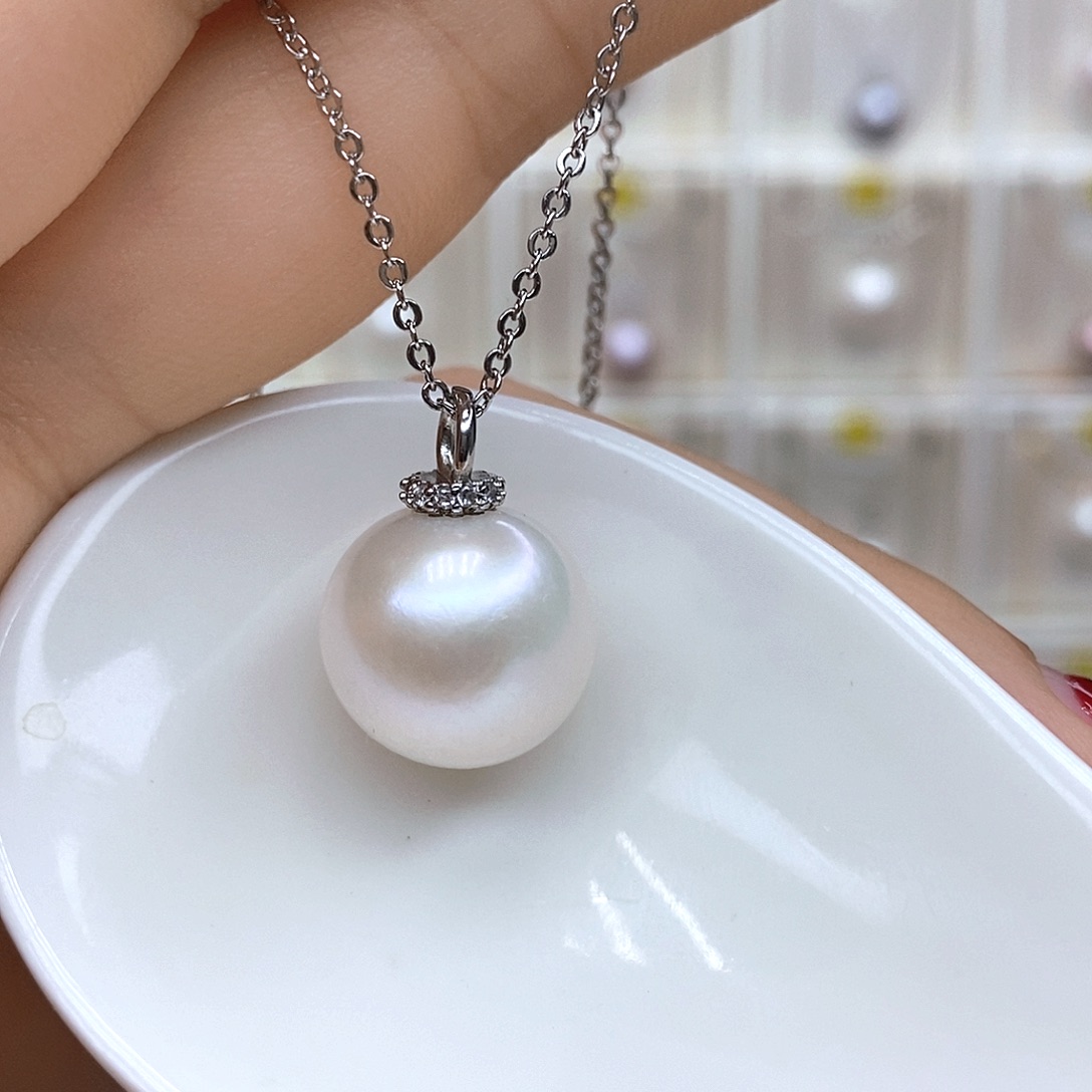 淡水珍珠合金颈饰