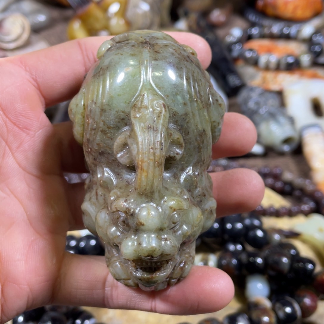 和田玉吊坠(不含链)未镶嵌