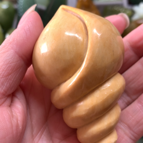 蛇纹石玉未镶嵌手把件