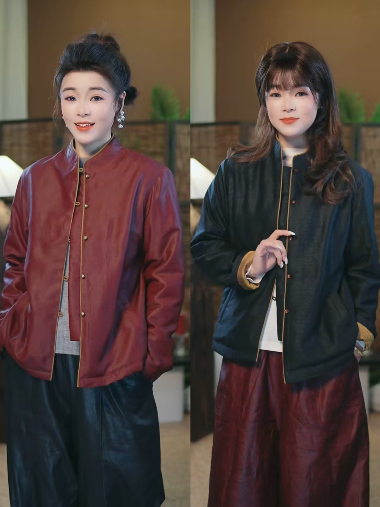 杯子家《黑龟蚕丝棉外套》秋冬保暖香云纱加厚百搭显瘦款