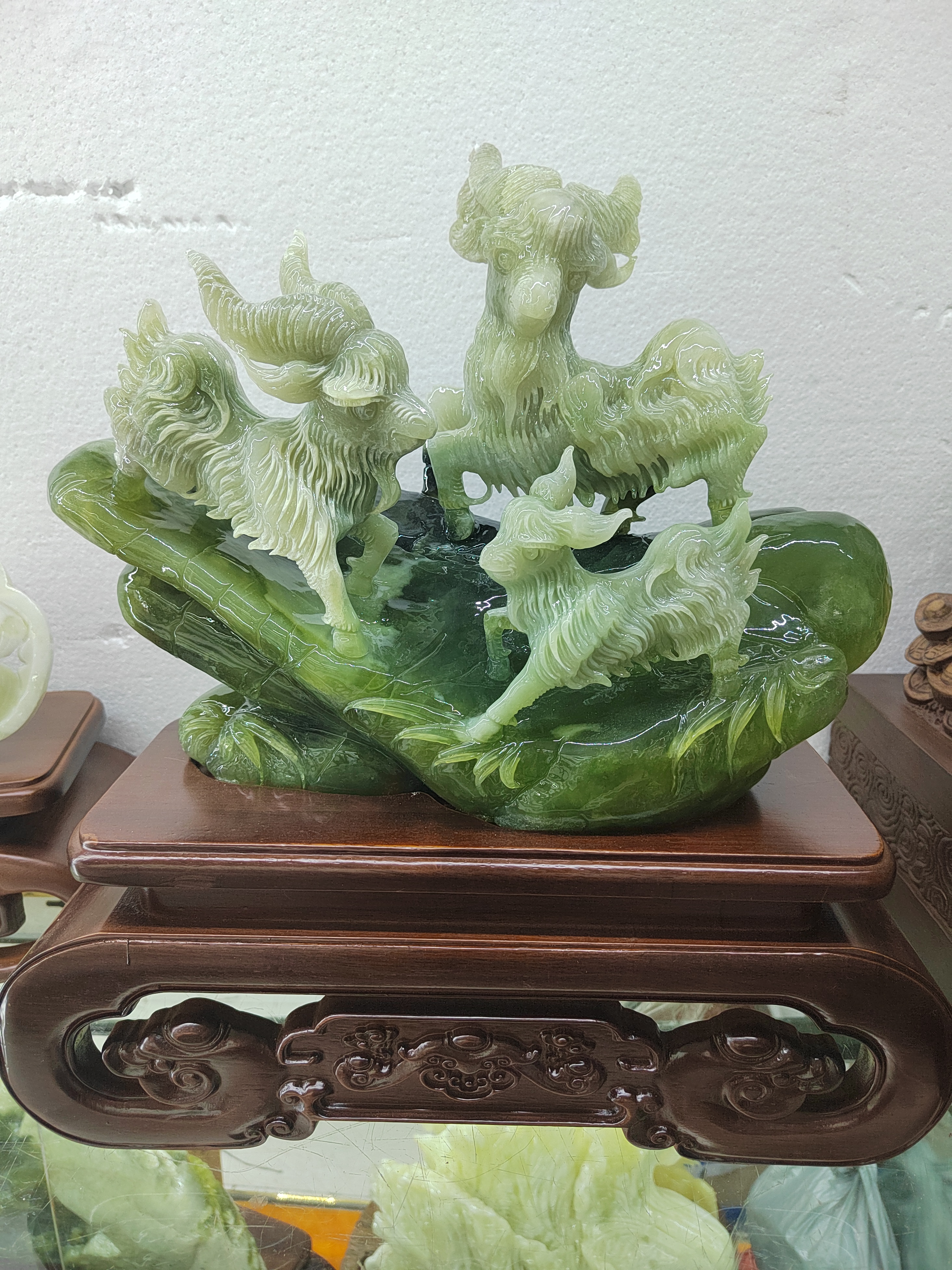 山羊开泰家居生活摆件工艺品