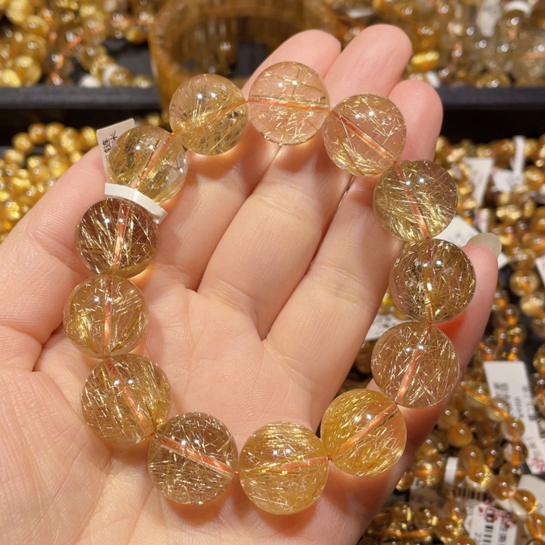 水晶手链未镶嵌天然水晶手链