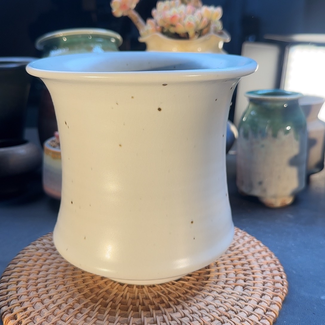 瓷片景德镇手工花盆