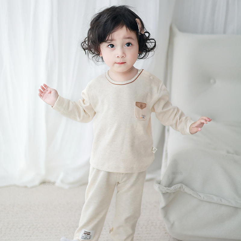 肩扣套装排湿吸汗保暖秋衣裤长绒棉秋冬四季高腰春秋亲肤高腰护肚