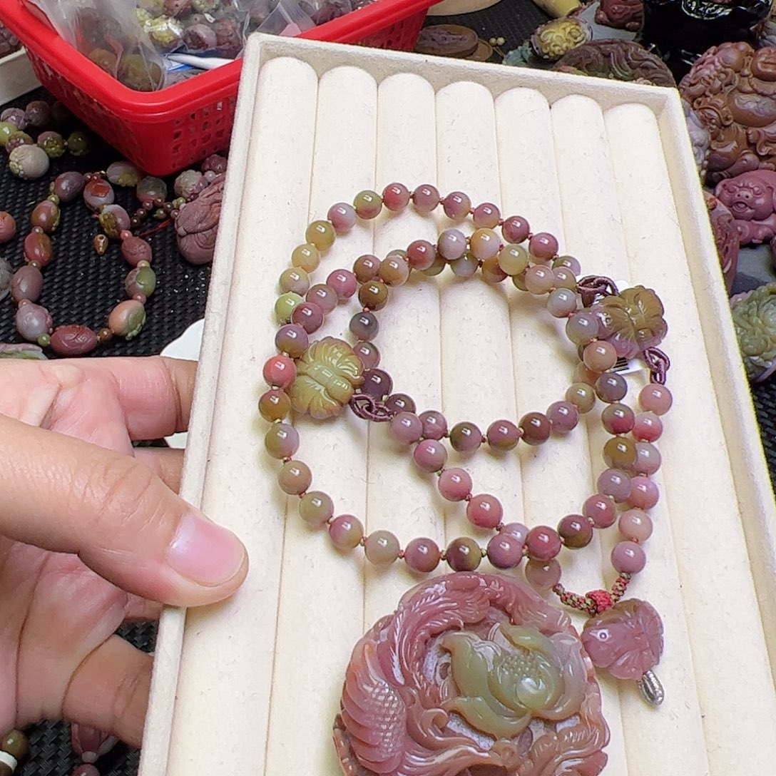 云***青玛瑙/玉髓未镶嵌定制手串