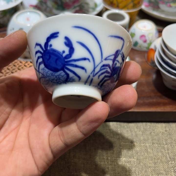 纯手绘精品盖碗杯