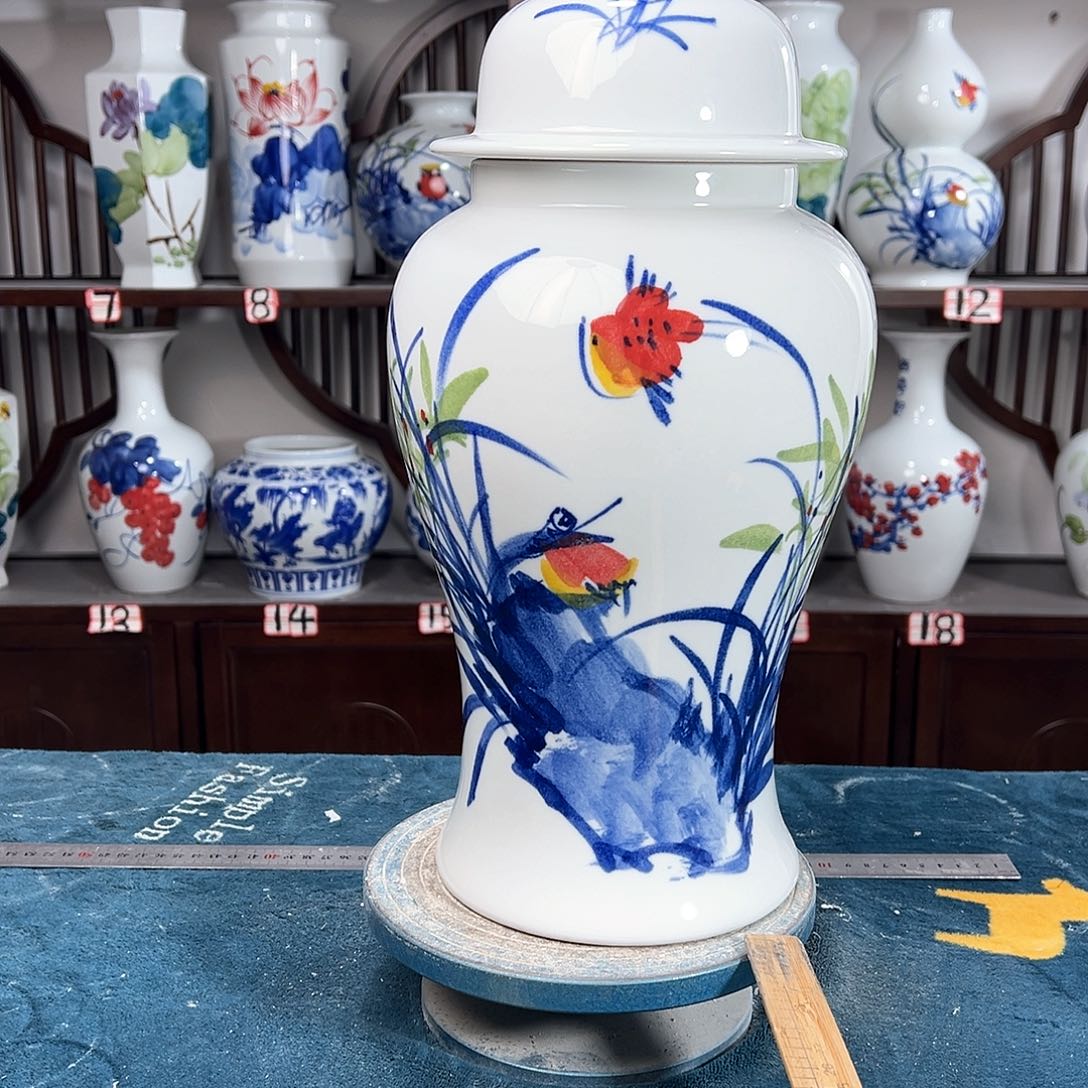 摆件景德镇陶瓷将玉