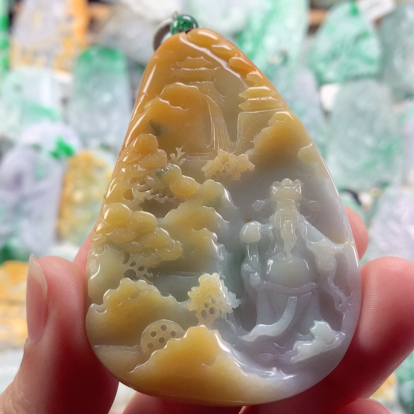 【闪购商品】翡翠吊坠(不含链)未镶嵌