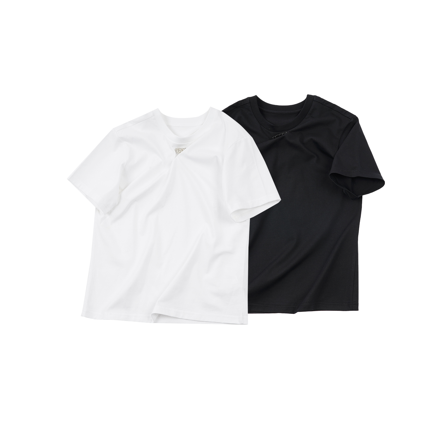 【钻闪平纹短袖】TXAL53123