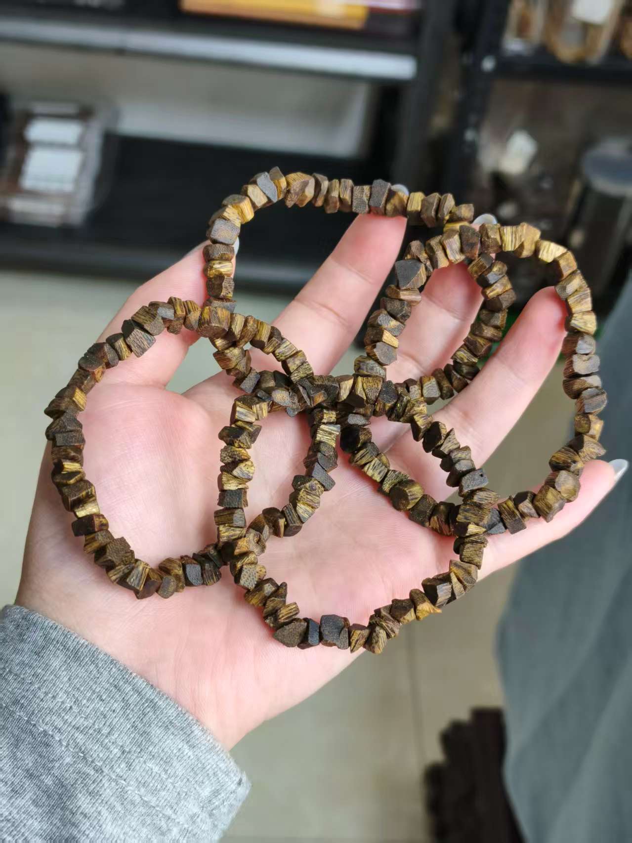 沉香老李臻选（ZH01） 海南棋楠 随型单圈 多样性发其一 