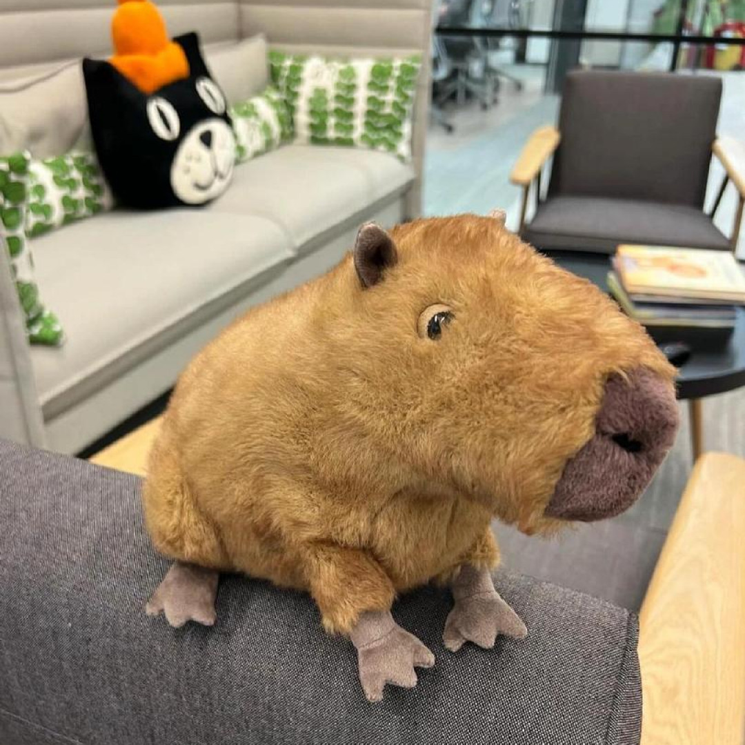 英国正品jellycat卡皮巴拉玩偶克莱德水豚玩具安抚毛绒公仔送礼物