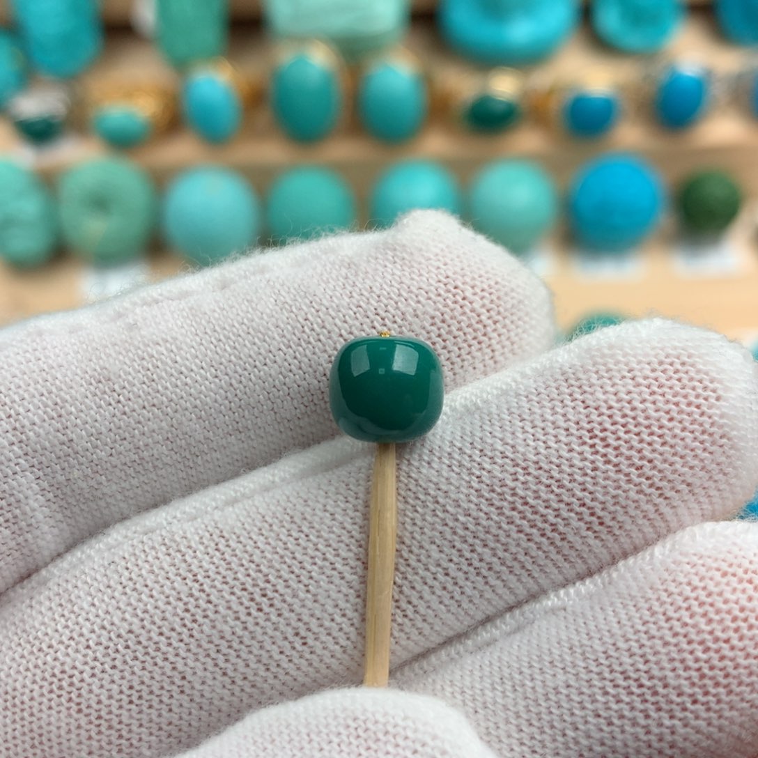 绿松石配饰未镶嵌7.8-7.1mm