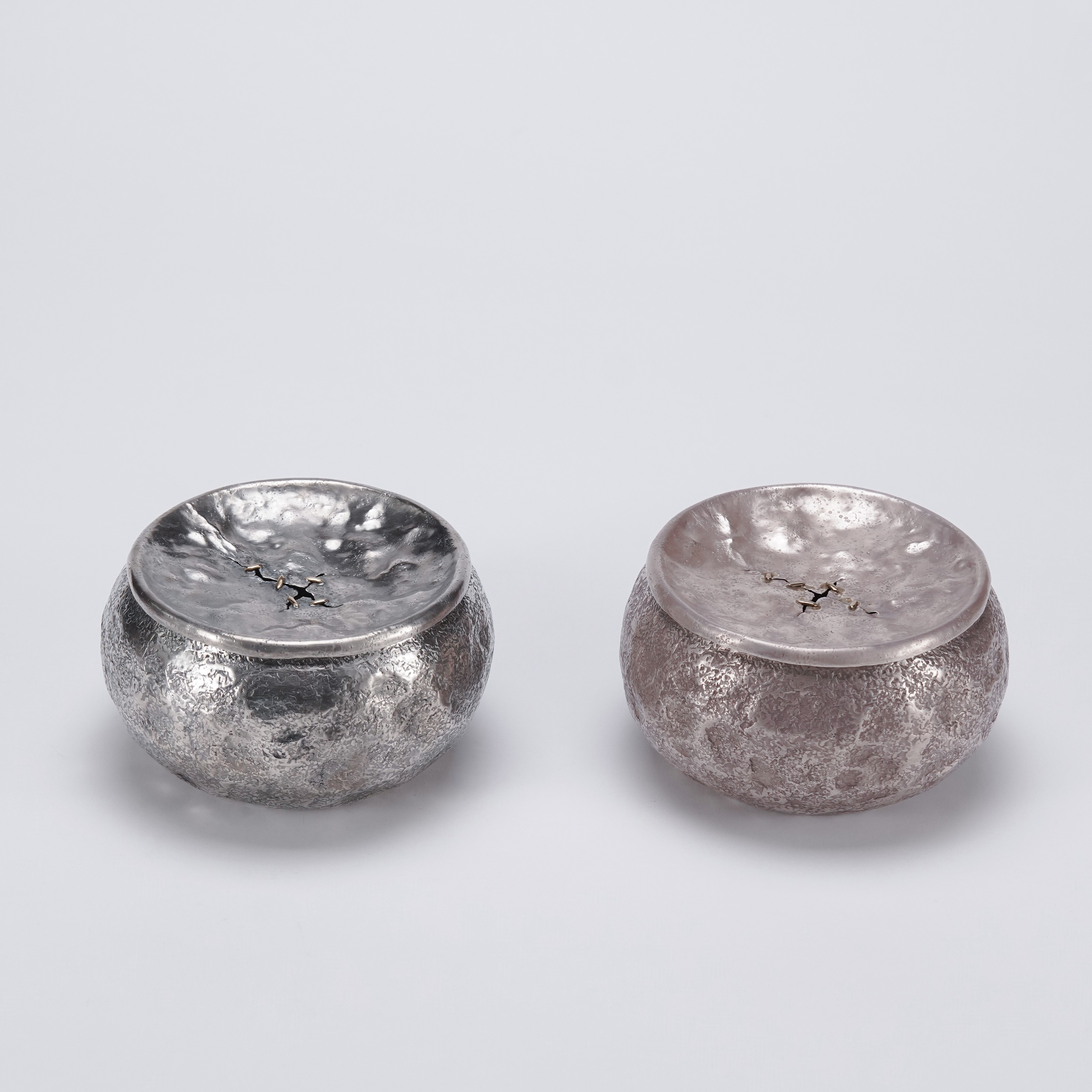 岩纹补丁建水足银999茶壶纯手工有滤网有证书茶室茶池茶室